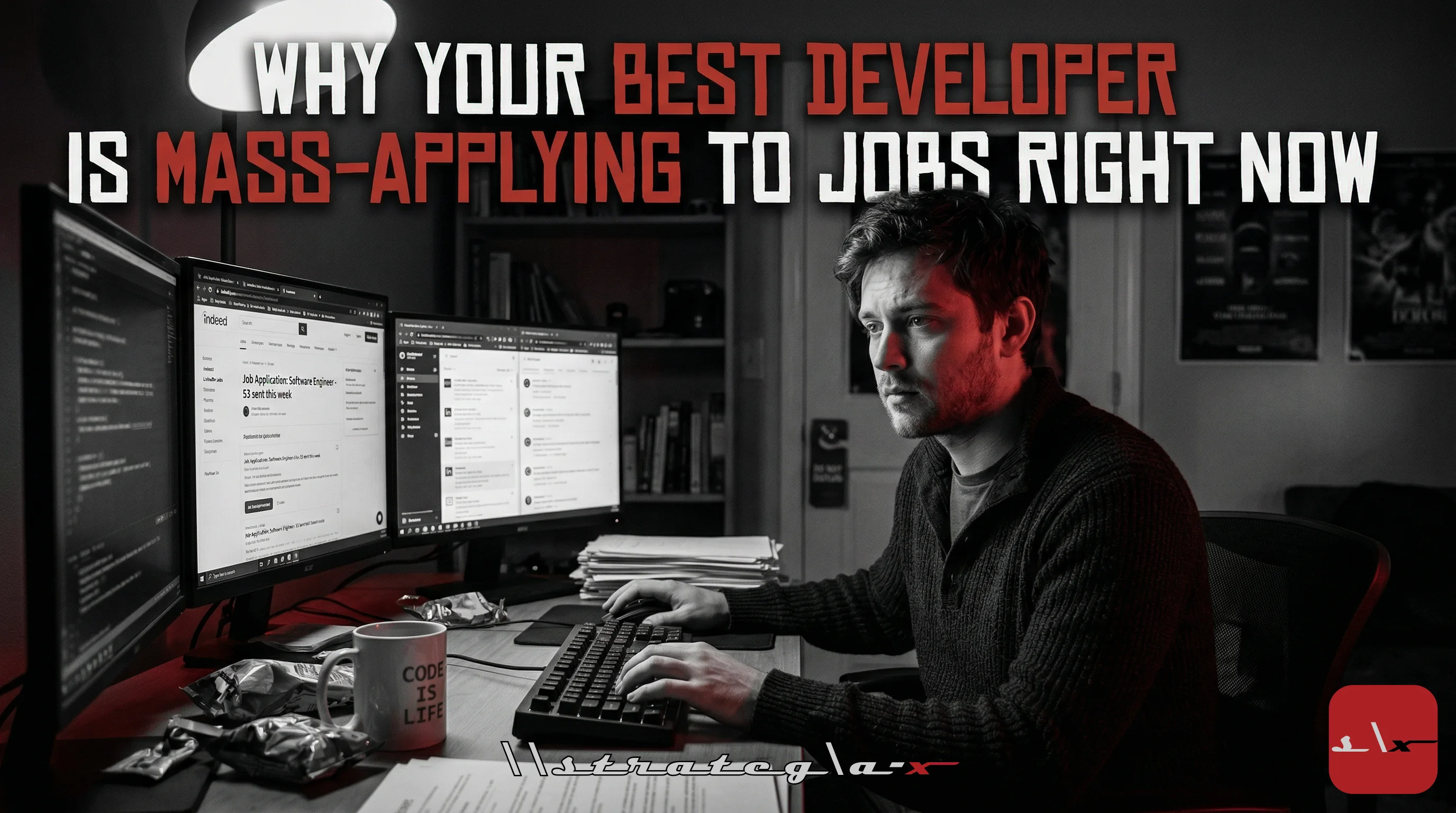 Why Your Best Developer Is Mass-Applying to Jobs Right Now, And What It'll Cost You When They Leave